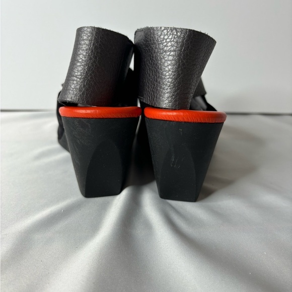 Arche leather gray and‎ black wedge heels size 40 - Picture 5 of 9